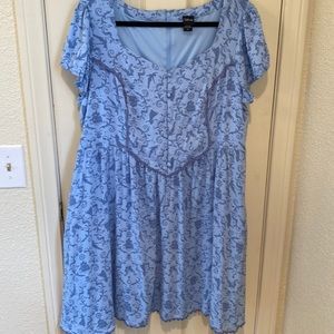 Torrid skater dress- Peter Pan Print